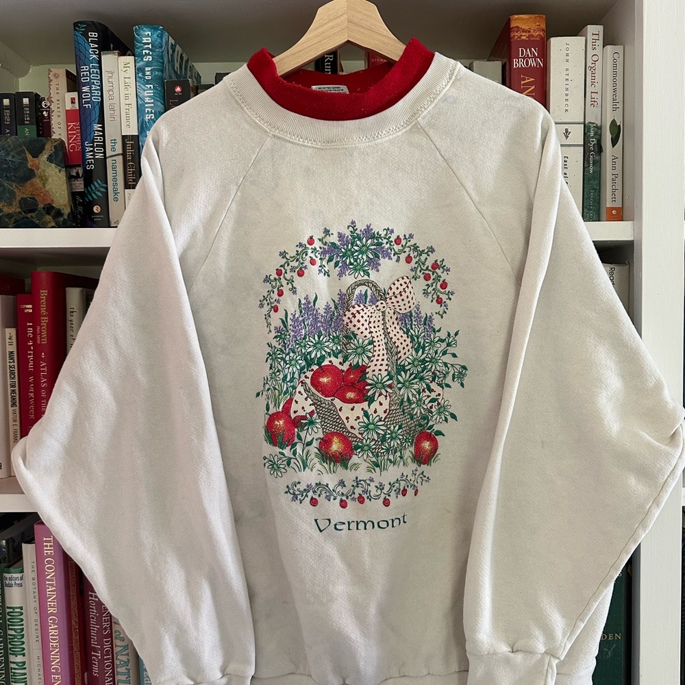 Gopher Sport Sweatshirt Long Sleeve Red Collared Womens Vermont XXL Vtg 90s